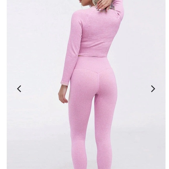 THREE COLORS SET MAYZIA Ribbed Seamless Legging - Picture 5 of 16